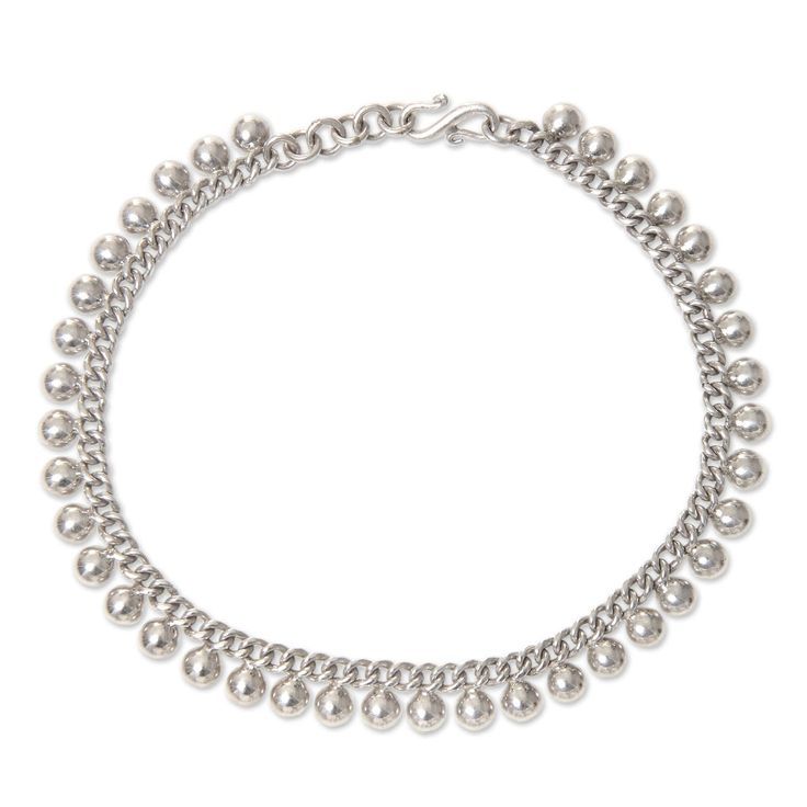 Moonlight Silver Anklet